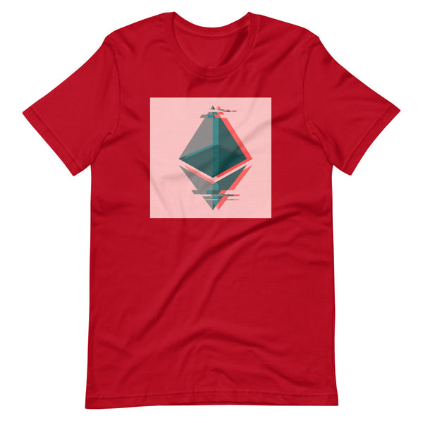 Ethereum3D Short-Sleeve Unisex T-Shirt - Proud Libertarian - Libertarian Frontier