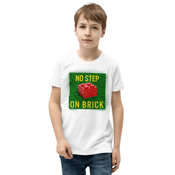 No Step on Brick (Don't Tread) Youth Short Sleeve T-Shirt - Proud Libertarian - Proud Libertarian
