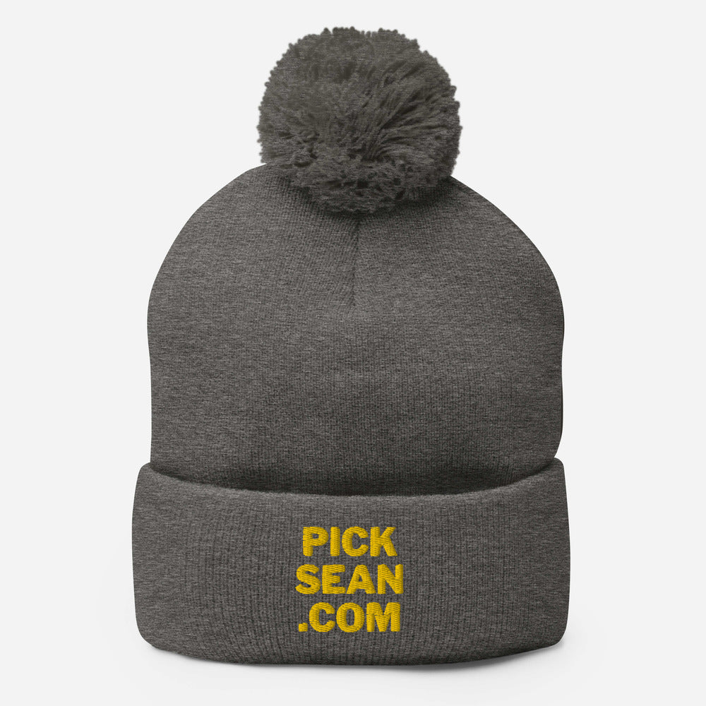 PICKSEAN.COM Pom-Pom Beanie - Proud Libertarian - Pick Sean Thorne