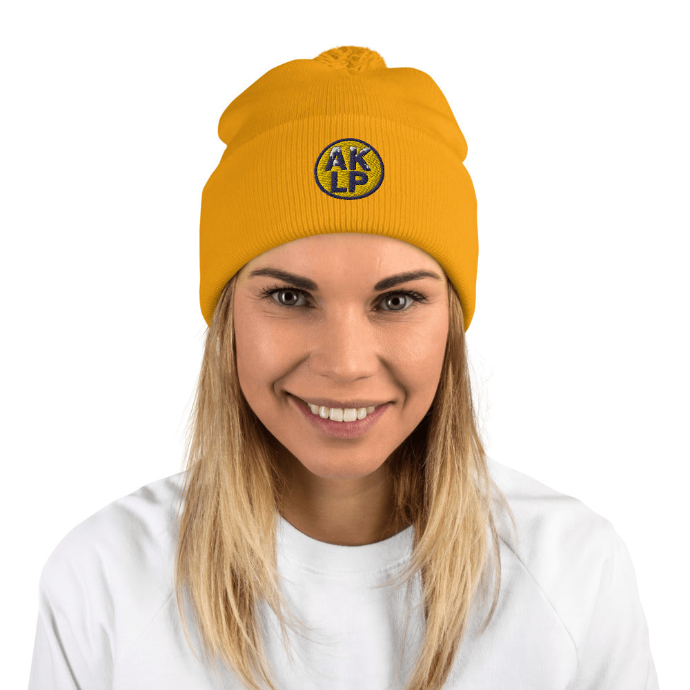 Alaska Libertarian Party Pom-Pom Beanie - Proud Libertarian - Alaska Libertarian Party