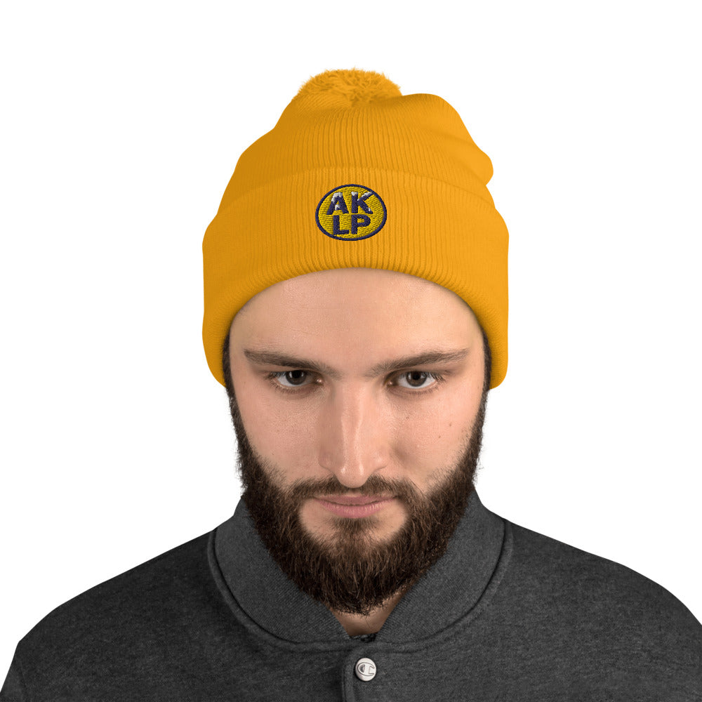 Alaska Libertarian Party Pom-Pom Beanie - Proud Libertarian - Alaska Libertarian Party