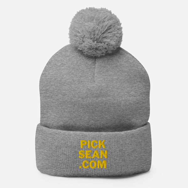 PICKSEAN.COM Pom-Pom Beanie - Proud Libertarian - Pick Sean Thorne