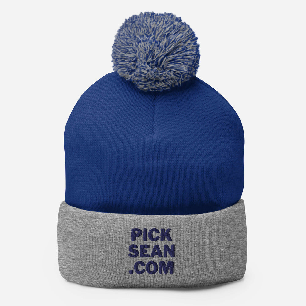 PICKSEAN.COM Pom-Pom Beanie - Proud Libertarian - Pick Sean Thorne