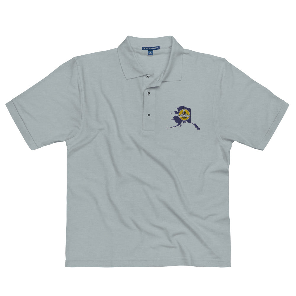 Alaska Libertarian Party Men's Premium Polo - Proud Libertarian - Alaska Libertarian Party