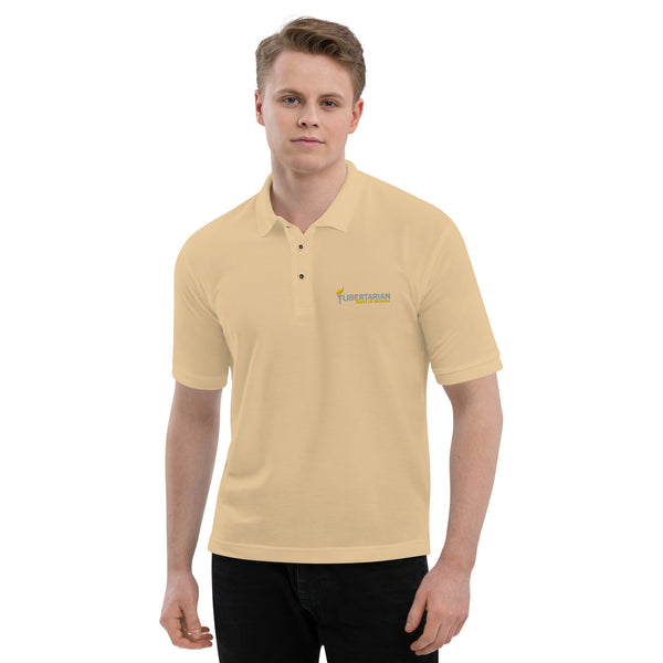 Libertarian Party of Georgia Men's Premium Polo - Proud Libertarian - Libertarian Party of Georgia