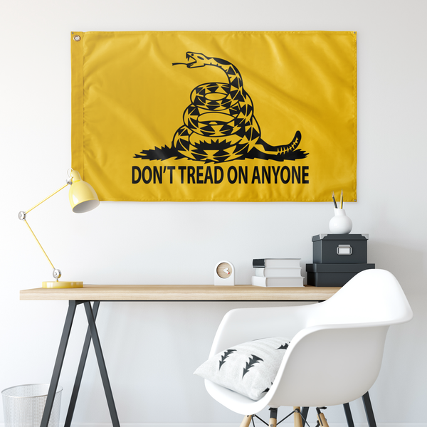 Don't Tread on Anyone Single Sided Flag - Proud Libertarian - Proud Libertarian