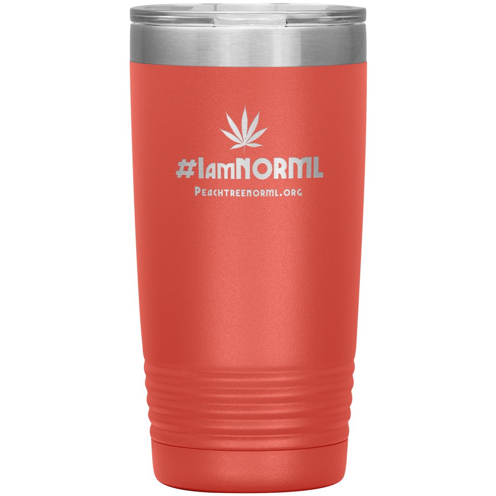 #IAmNORML Tumbler 20z - Proud Libertarian - Peachtree NORML