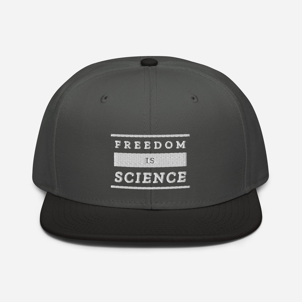 Freedom is Science Snapback Hat - Proud Libertarian - The Brian Nichols Show