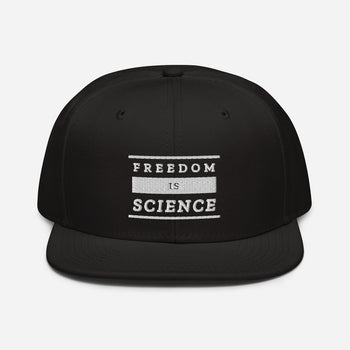 Freedom is Science Snapback Hat - Proud Libertarian - The Brian Nichols Show