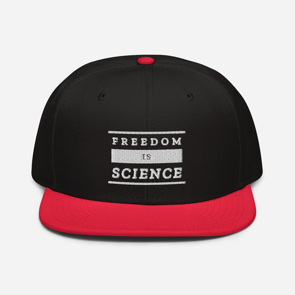 Freedom is Science Snapback Hat - Proud Libertarian - The Brian Nichols Show