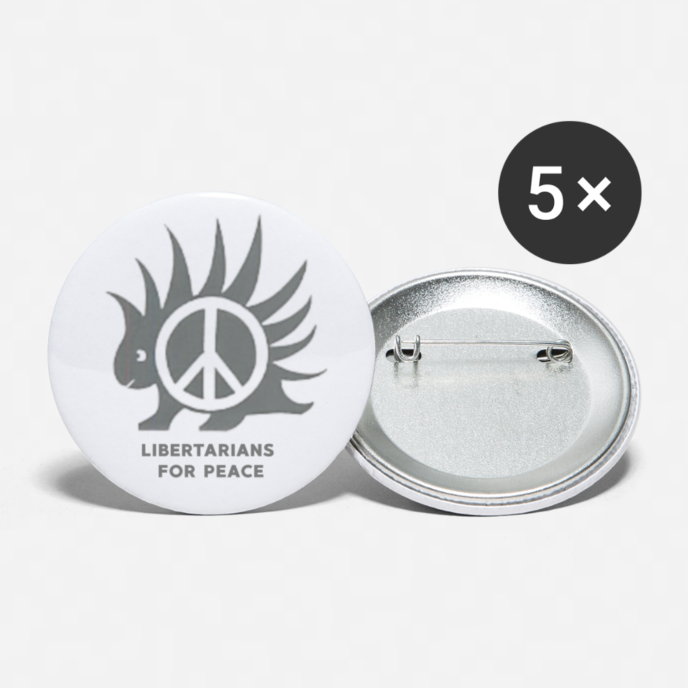 Buttons large 2.2'' (5-pack) - Proud Libertarian - Proud Libertarian