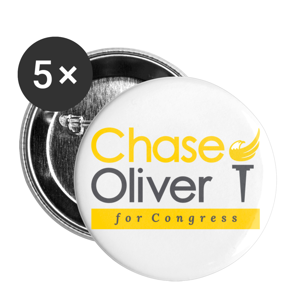 Chase Oliver for Congress Buttons large 2.2'' (5-pack) - Proud Libertarian