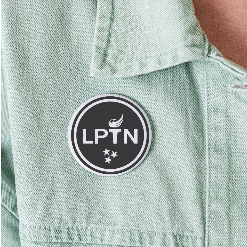 LPTN (Gray) Buttons large 2.2'' (5-pack) - Proud Libertarian - Libertarian Party of Tennessee