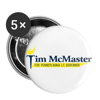 Tim McMaster for Lieutenant Governor Buttons large 2.2'' (5-pack) - Proud Libertarian - Tim McMaster for Pennsylvania