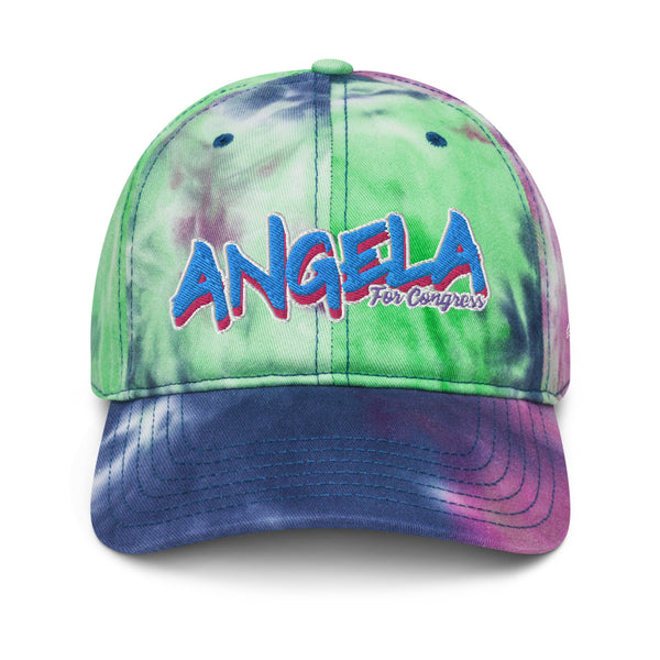 Angela for Congress Tie dye hat - Proud Libertarian - Angela Pence