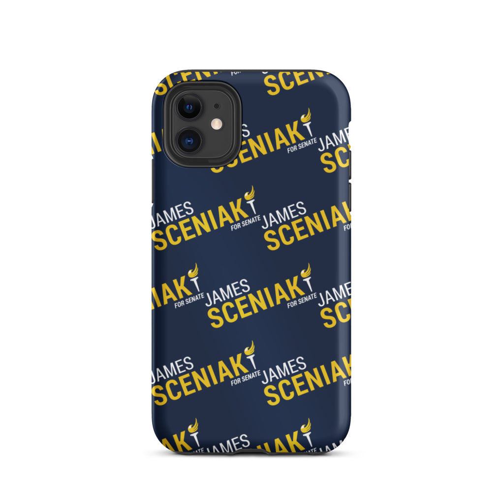 James Sceniak for Senate Tough iPhone case - Proud Libertarian - Sceniak for Senate