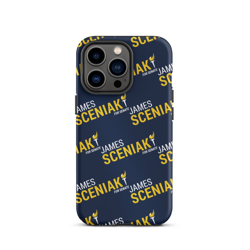 James Sceniak for Senate Tough iPhone case - Proud Libertarian - Sceniak for Senate