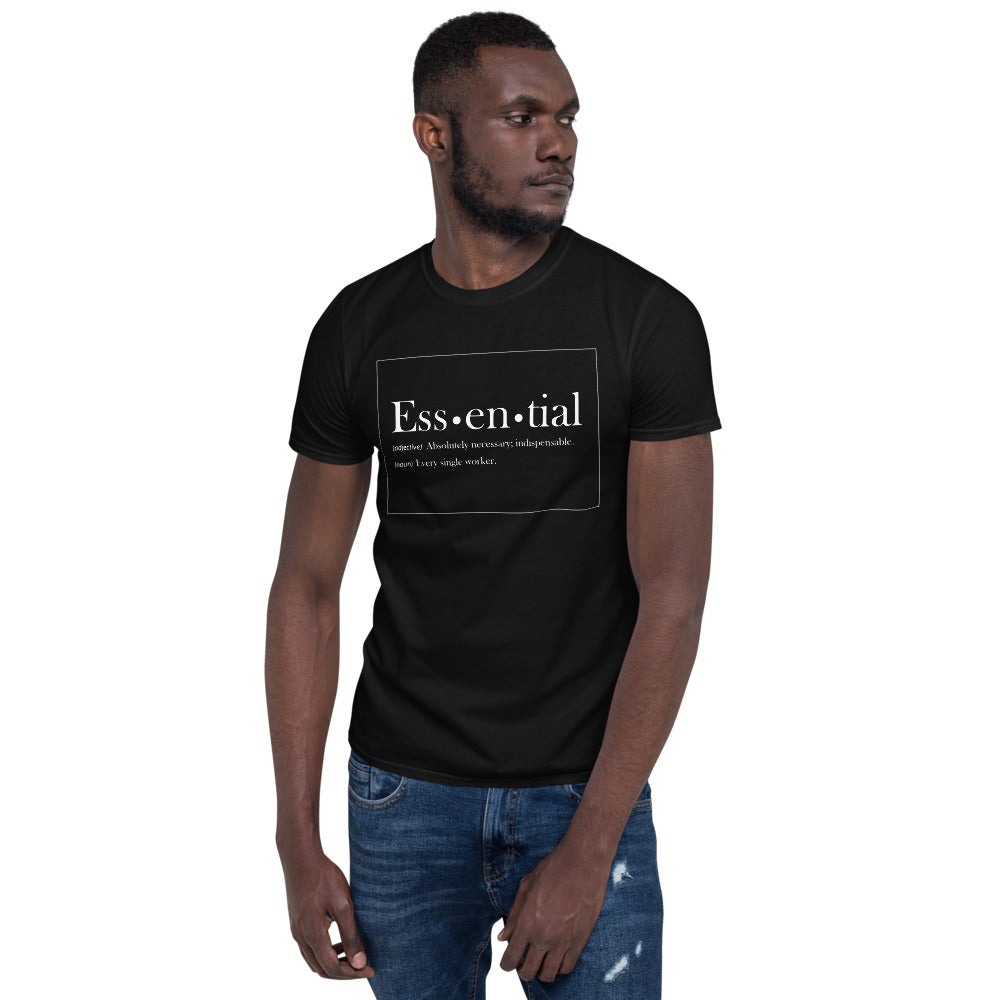 Essential (Ess-en-tial) Definition Short-Sleeve Unisex T-Shirt - Proud Libertarian - Expressman