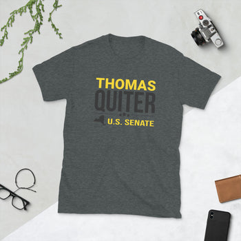 Thomas Quiter for US Senate Short-Sleeve Unisex T-Shirt - Proud Libertarian - Thomas Quiter Campaign