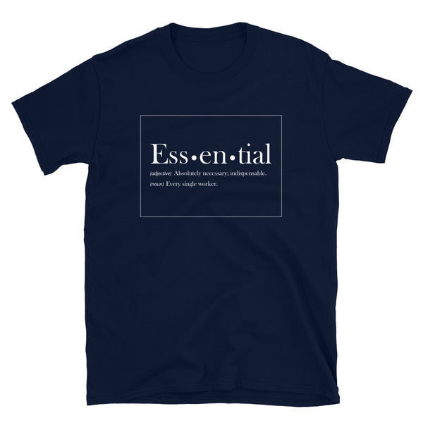 Essential (Ess-en-tial) Definition Short-Sleeve Unisex T-Shirt - Proud Libertarian - Expressman