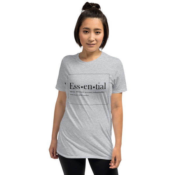 Essential (Ess-en-tial) Definition Short-Sleeve Unisex T-Shirt - Proud Libertarian - Expressman