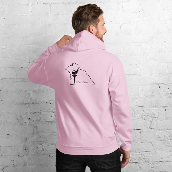 Libertarians of York PA Unisex Hoodie - Proud Libertarian - Libertarian Party of Pennsylvania - York