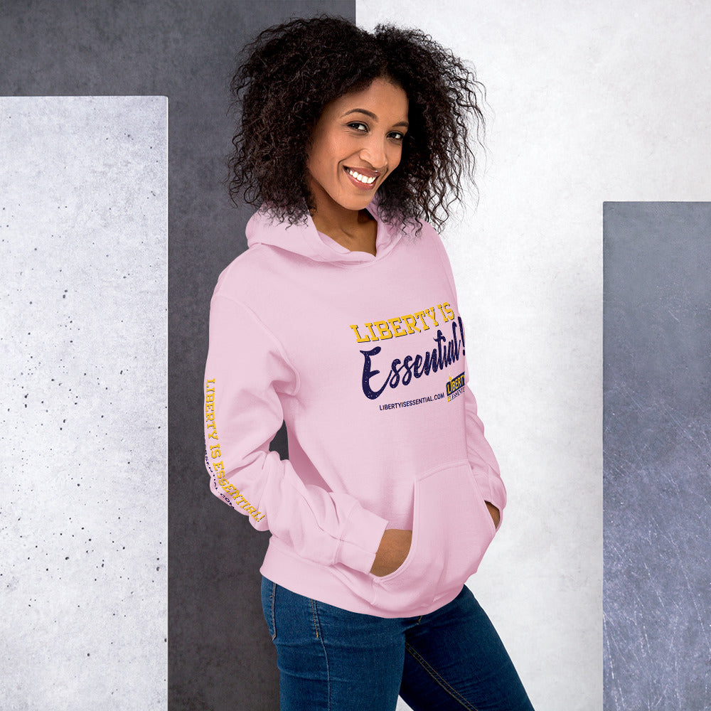 Liberty is Essential! Unisex Hoodie - Proud Libertarian - Liberty is Essential