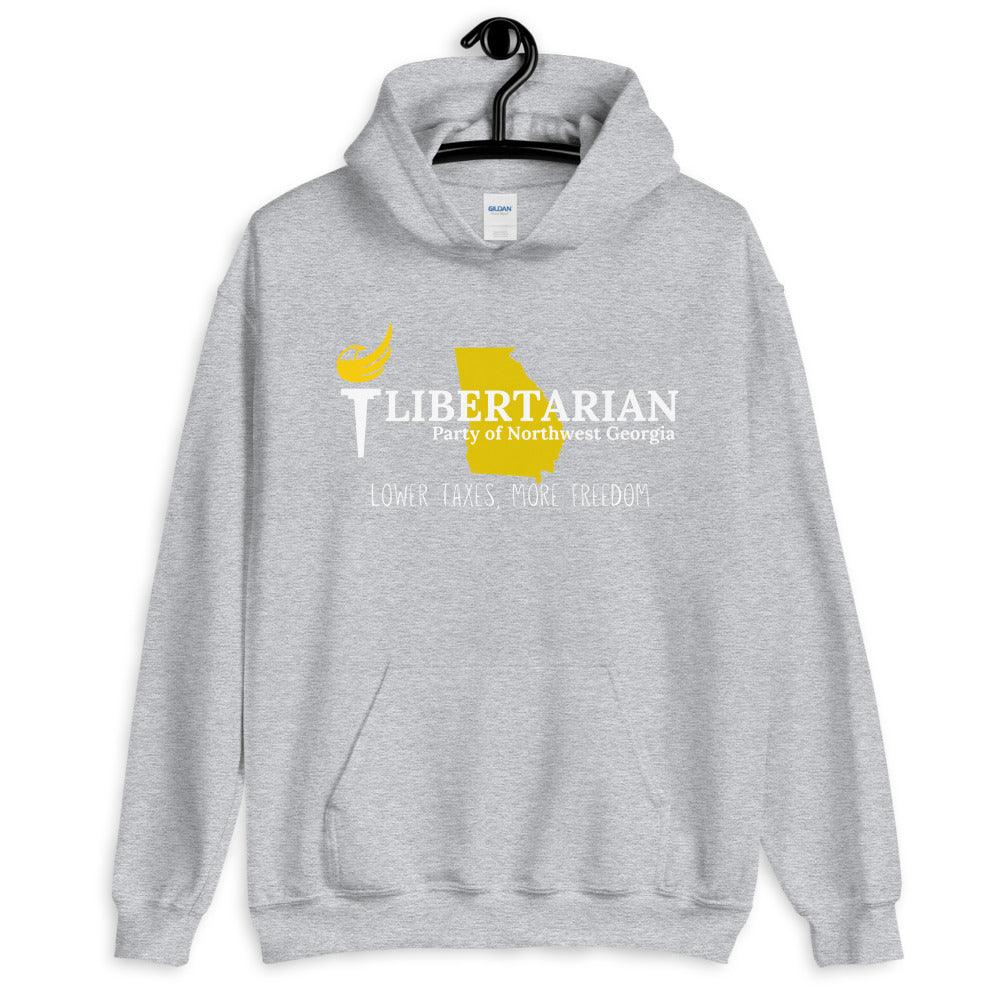 Libertarian Party of Northwest Georgia Unisex Hoodie - Proud Libertarian - Libertarian Party of Georgia