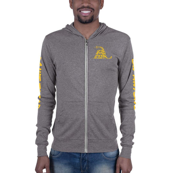 Don't Tread on Anyone Unisex zip hoodie - Proud Libertarian - Proud Libertarian