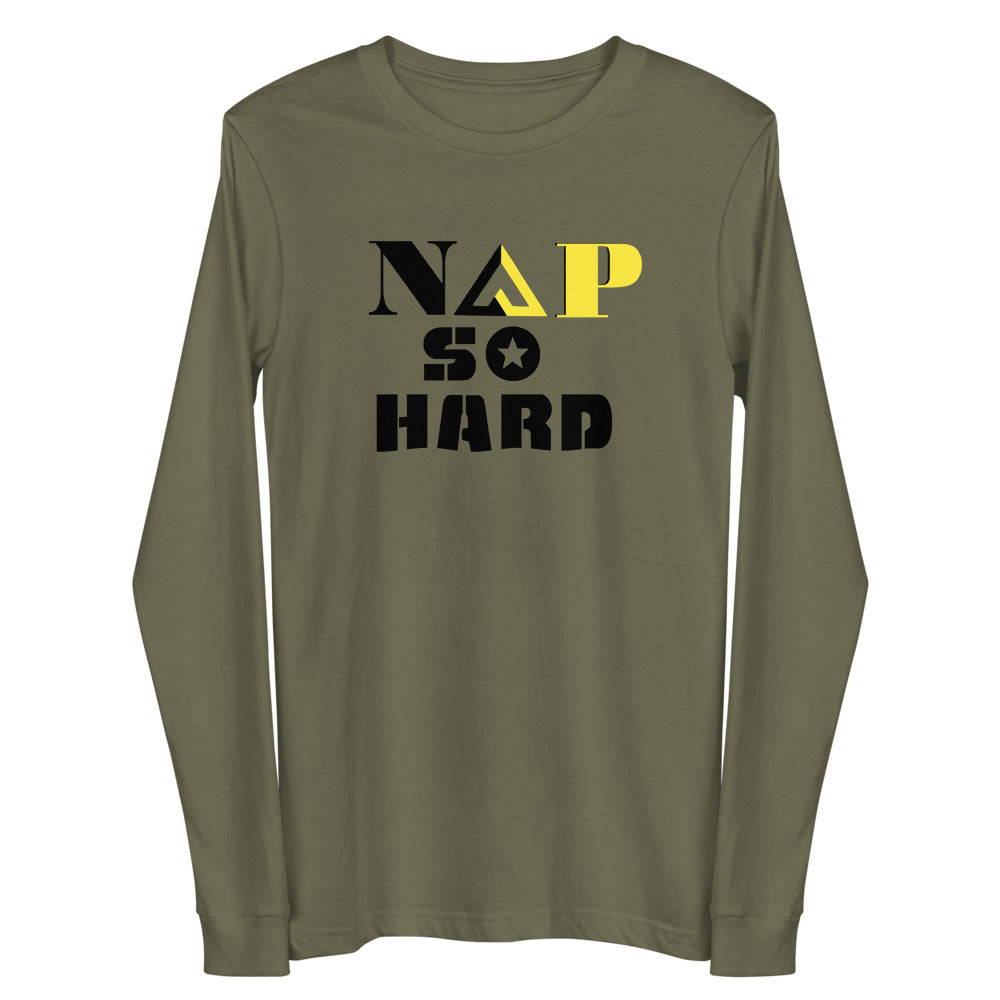 NAP SO HARD Unisex Long Sleeve Tee - Proud Libertarian - Rachael Revolution