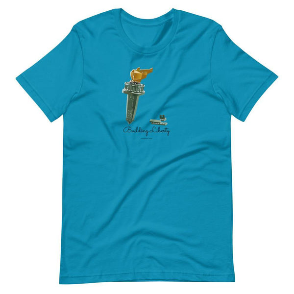 Building Liberty Short-Sleeve Unisex T-Shirt - Proud Libertarian - Libertarian Party of Georgia