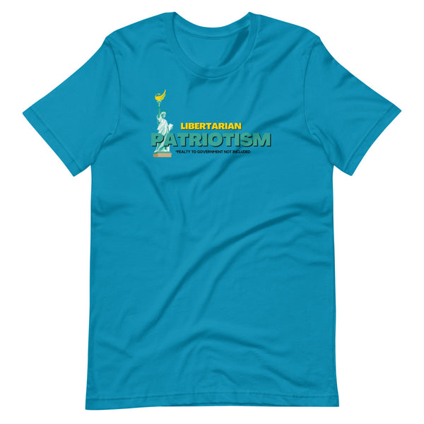 Libertarian Patriotism Alaska LP Short-Sleeve Unisex T-Shirt - Proud Libertarian - Alaska Libertarian Party