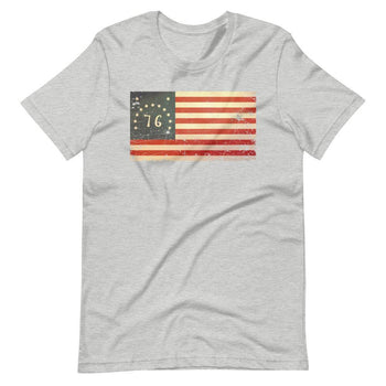 Bennington Vintage Short-Sleeve Unisex T-Shirt - Proud Libertarian - Libertarian Frontier