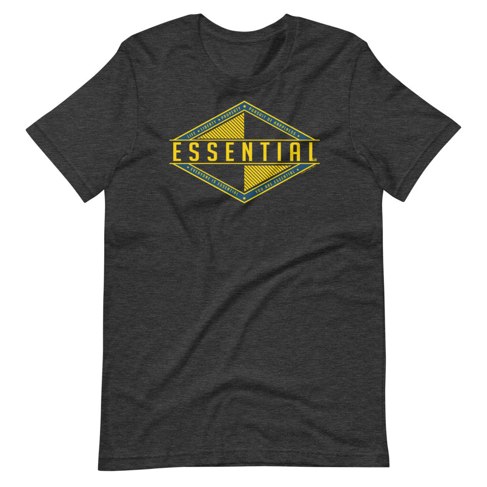 Liberty is Essential Short-Sleeve Unisex T-Shirt - Proud Libertarian - Pirate Smile