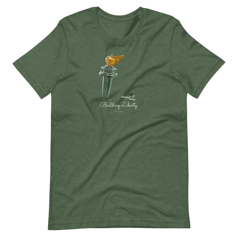 Building Liberty Short-Sleeve Unisex T-Shirt - Proud Libertarian - Libertarian Party of Georgia