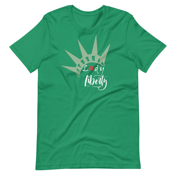 Lady Liberty Short-Sleeve Unisex T-Shirt - Proud Libertarian - Rachael Revolution