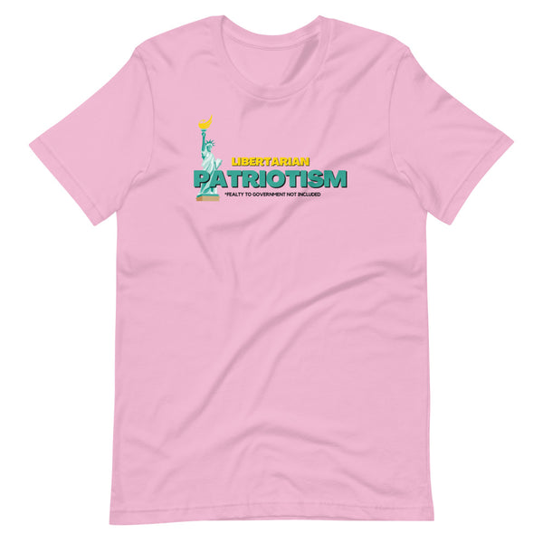 Libertarian Patriotism Alaska LP Short-Sleeve Unisex T-Shirt - Proud Libertarian - Alaska Libertarian Party