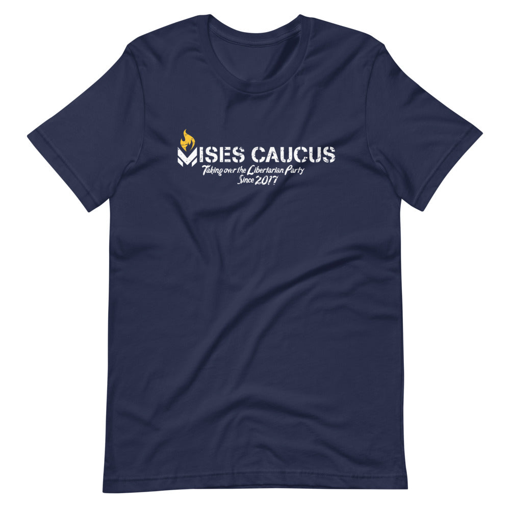 Mises Caucus Takeover Short-Sleeve Unisex T-Shirt - Proud Libertarian - Libertarian Frontier