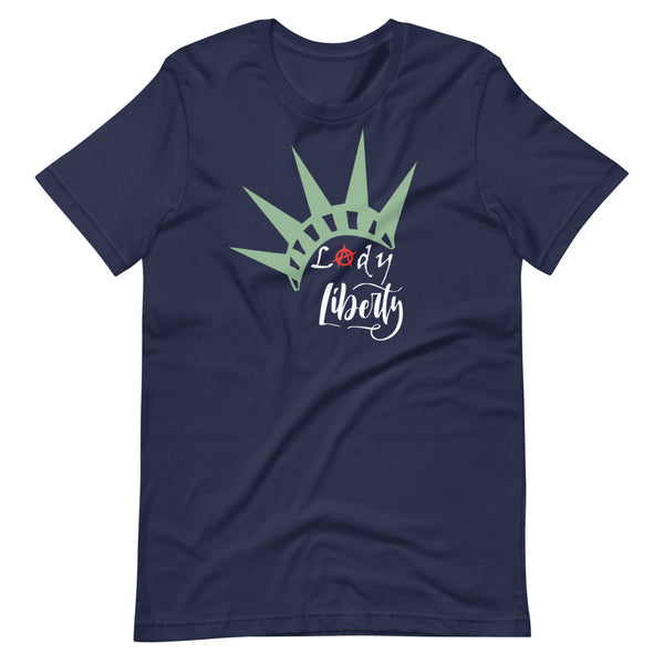 Lady Liberty Short-Sleeve Unisex T-Shirt - Proud Libertarian - Rachael Revolution