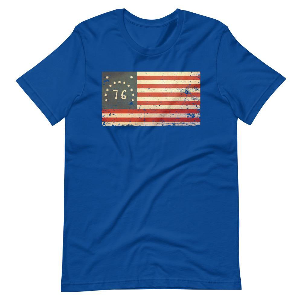 Bennington Vintage Short-Sleeve Unisex T-Shirt - Proud Libertarian - Libertarian Frontier