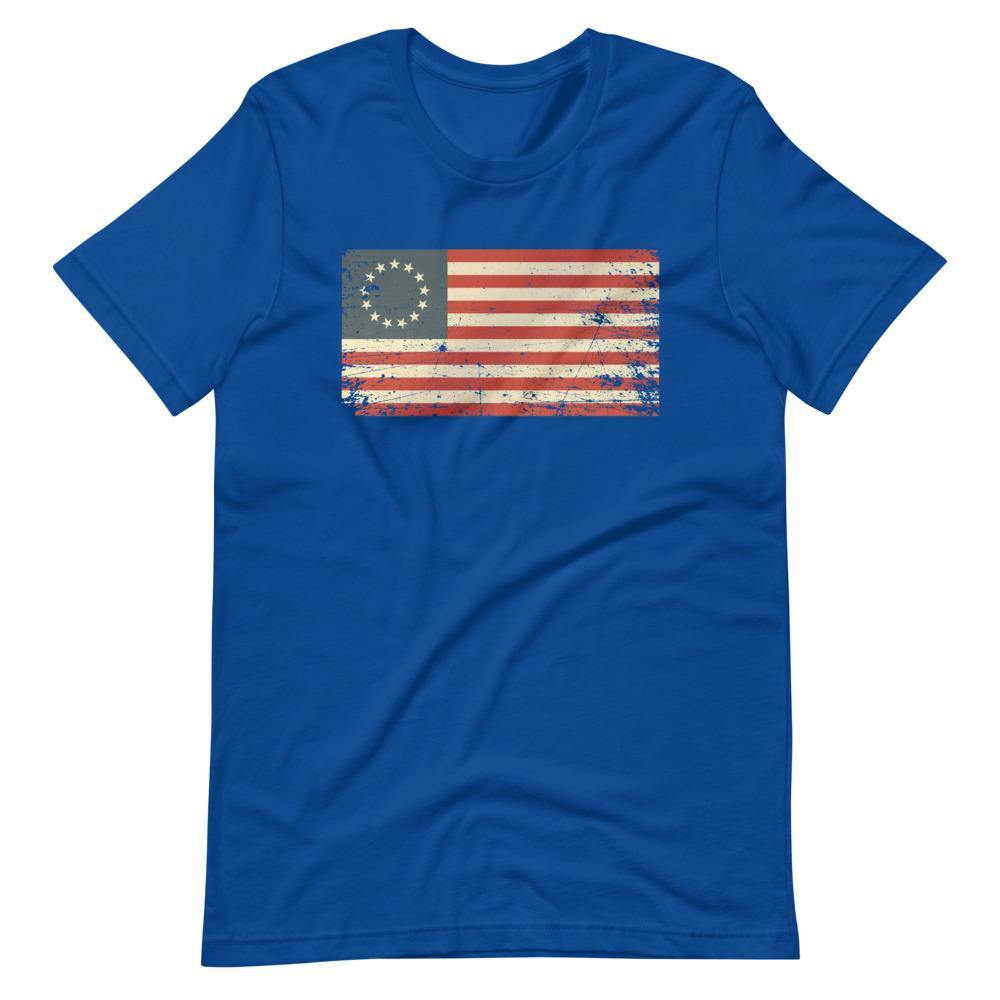 1776 Flag Short-Sleeve Unisex T-Shirt - Proud Libertarian - Libertarian Frontier