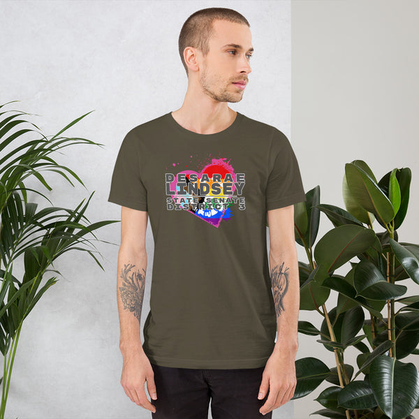 Desarae Lindsey for Texas (LGBT) Short-Sleeve Unisex T-Shirt - Proud Libertarian - Desarae Lindsey for Texas