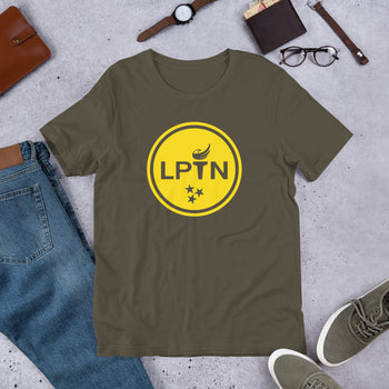 LPTN (Gold) Short-sleeve unisex t-shirt - Proud Libertarian - Libertarian Party of Tennessee