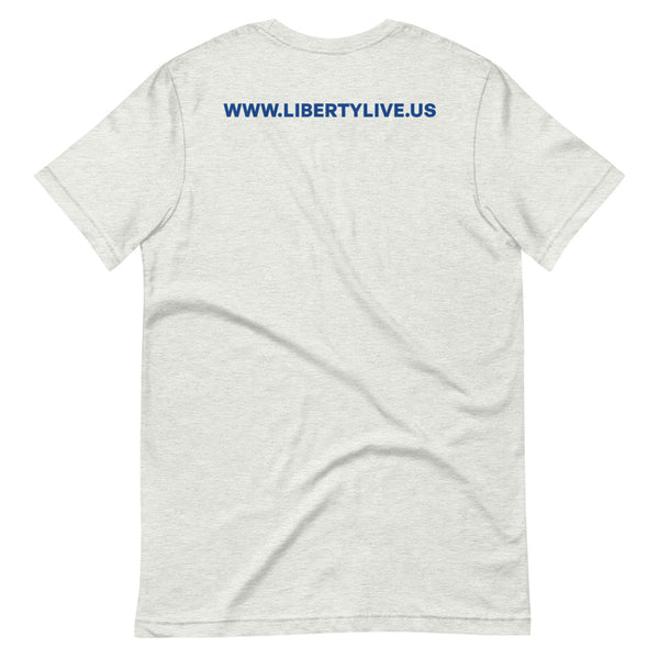 Defund Politicians (Liberty Live) Short-sleeve unisex t-shirt - Proud Libertarian - Liberty Live!