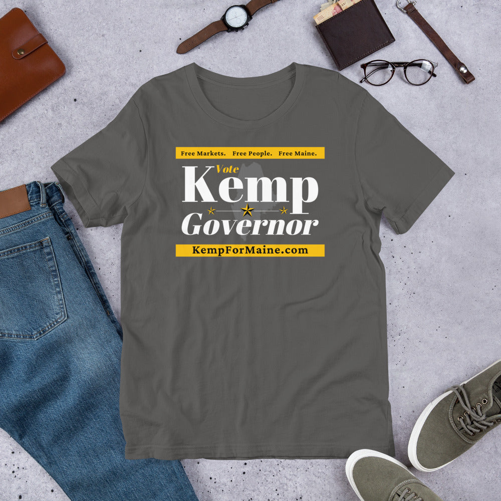 Kemp for Maine T-Shirt - Proud Libertarian - Kemp for Maine