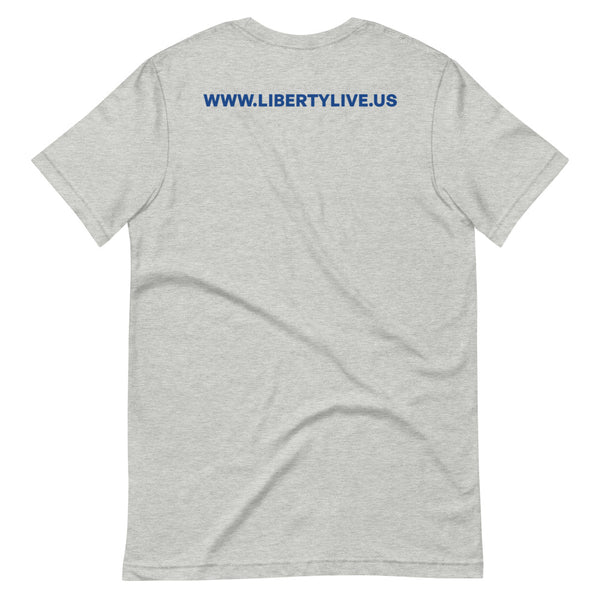 Defund Politicians (Liberty Live) Short-sleeve unisex t-shirt - Proud Libertarian - Liberty Live!