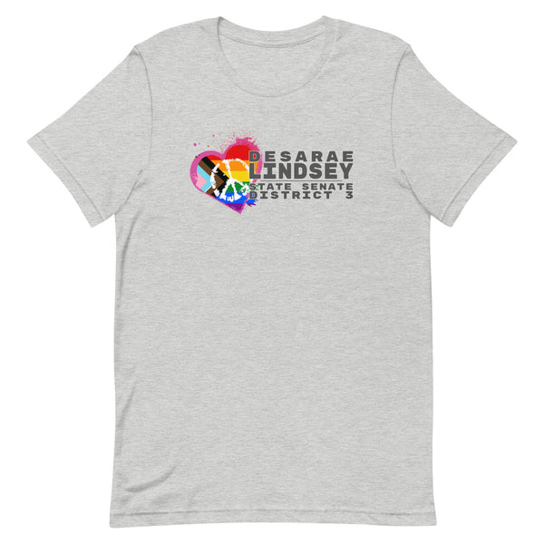 Desarae Lindsey for Texas (LGBT) Short-Sleeve Unisex T-Shirt - Proud Libertarian - Desarae Lindsey for Texas