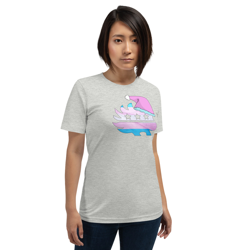 Merry Christmas Trans Porcupine - LGBTQ Liberty Unisex t-shirt - Proud Libertarian - Proud Libertarian