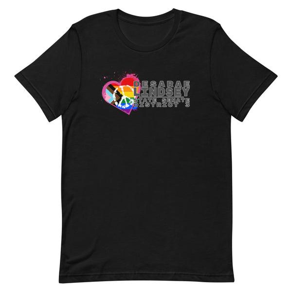 Desarae Lindsey for Texas (LGBT) Short-Sleeve Unisex T-Shirt - Proud Libertarian - Desarae Lindsey for Texas