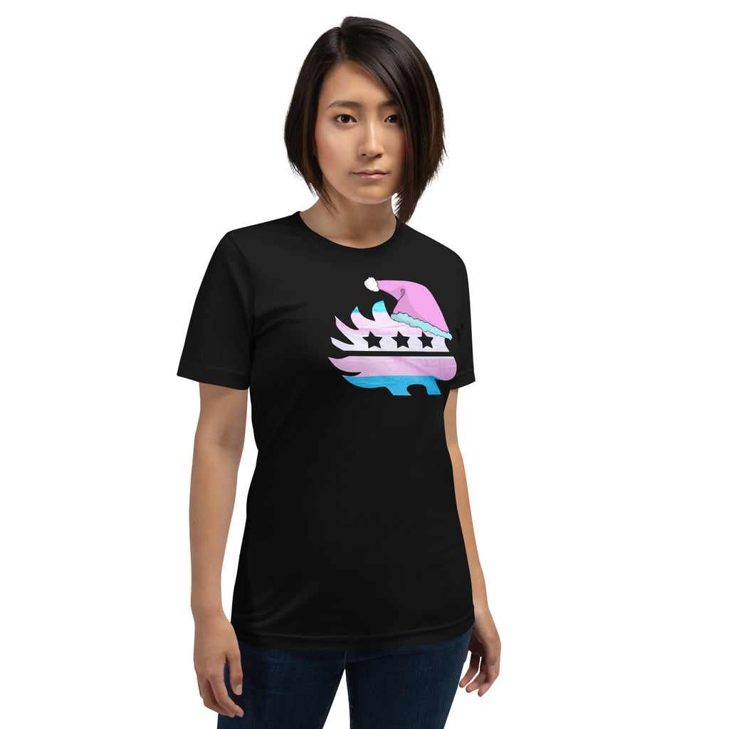 Merry Christmas Trans Porcupine - LGBTQ Liberty Unisex t-shirt - Proud Libertarian - Proud Libertarian